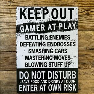 Black and White Gamer At Play Wall Art